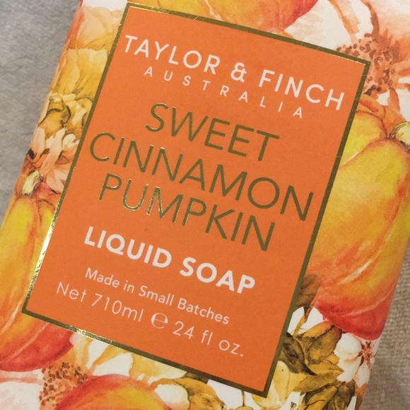 Taylor Finch Australia Sweet Cinnamon Pumpkin Scented Hand Soap XL 24 oz NWT - Picture 14 of 15